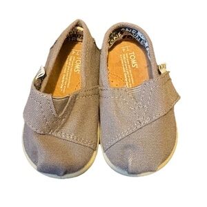 TOMS Kids Brown Slip-On Shoes